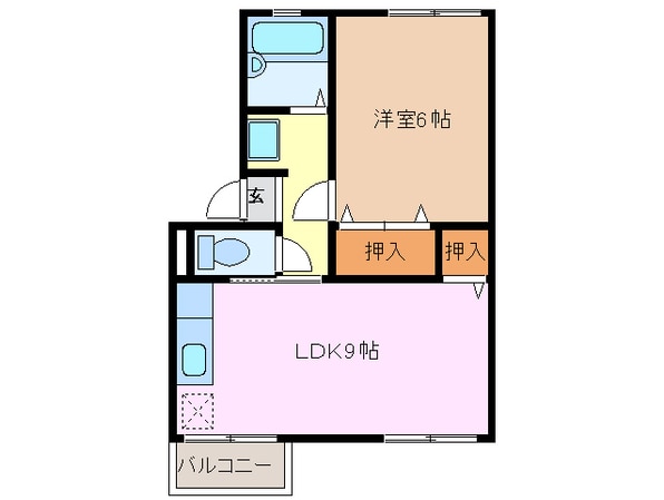 伊勢松本駅 徒歩3分 1階の物件間取画像